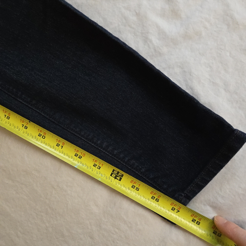 LOFT Indigo Navy Blue Stretch Denim Skinny Ankle Jeans EB3 - Picture 8 of 10